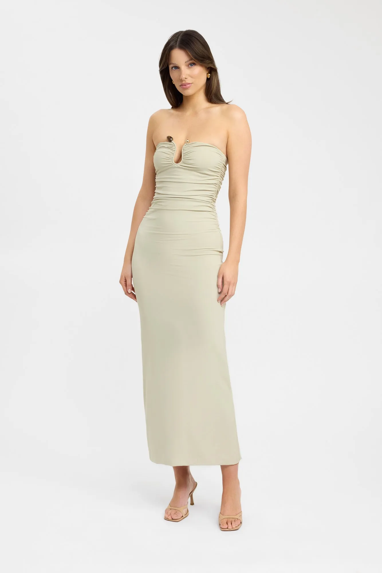Tayla Trim Maxi Dress Parisian Chic Hot Core