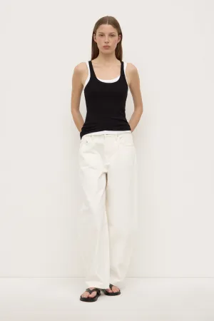 Charlie Rib Tank WaterRepellentSurface WindResistantWeave