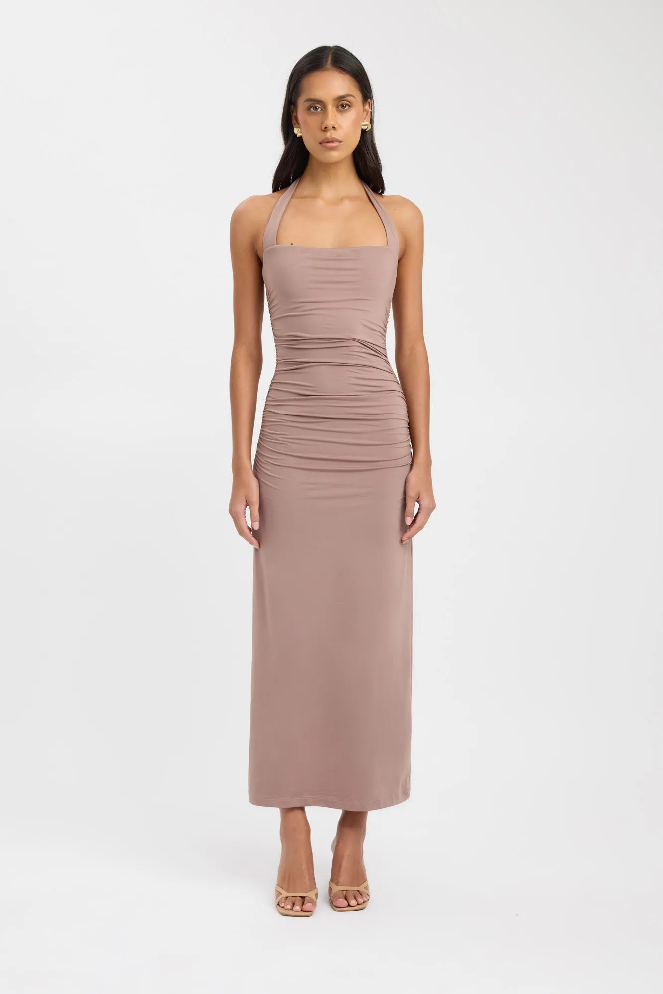 Hailey Halter Dress WindResistantWeave