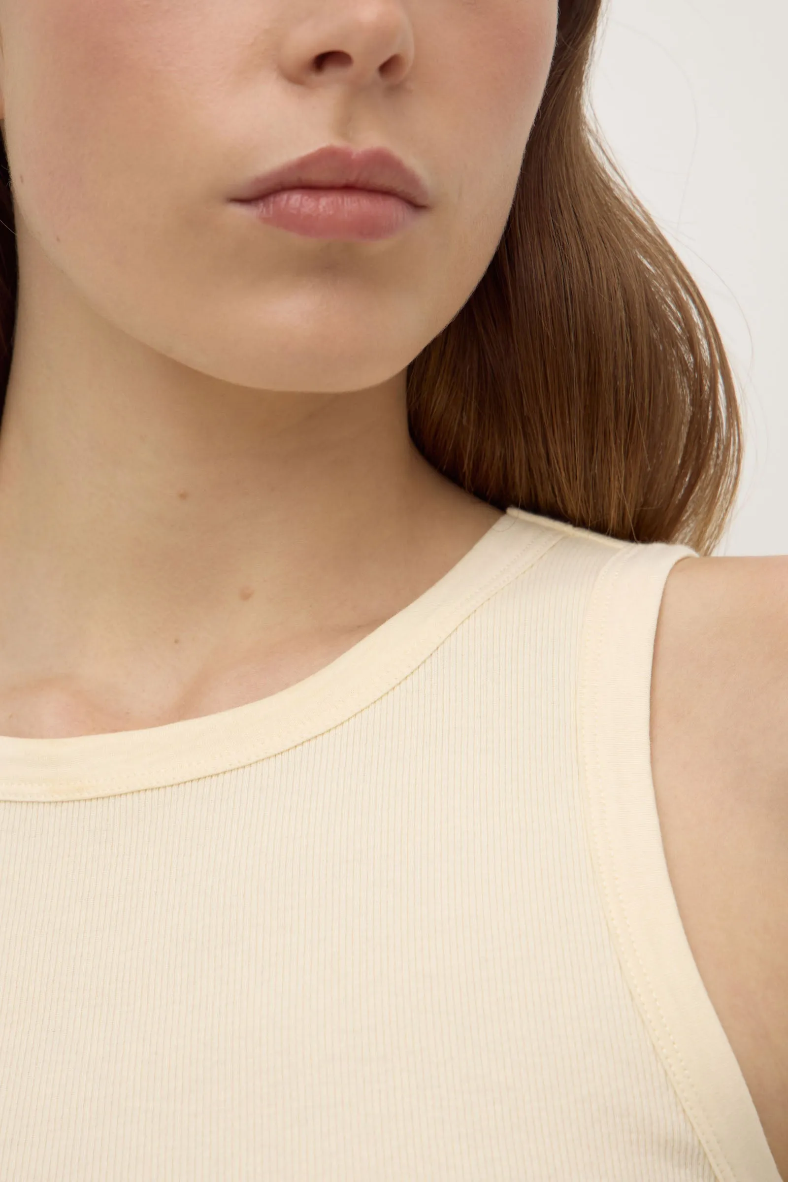 Nika Rib Tank PreShrunk Cotton