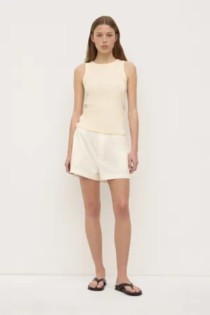 Nika Rib Tank Flexible Waistband AbrasionFree Edging