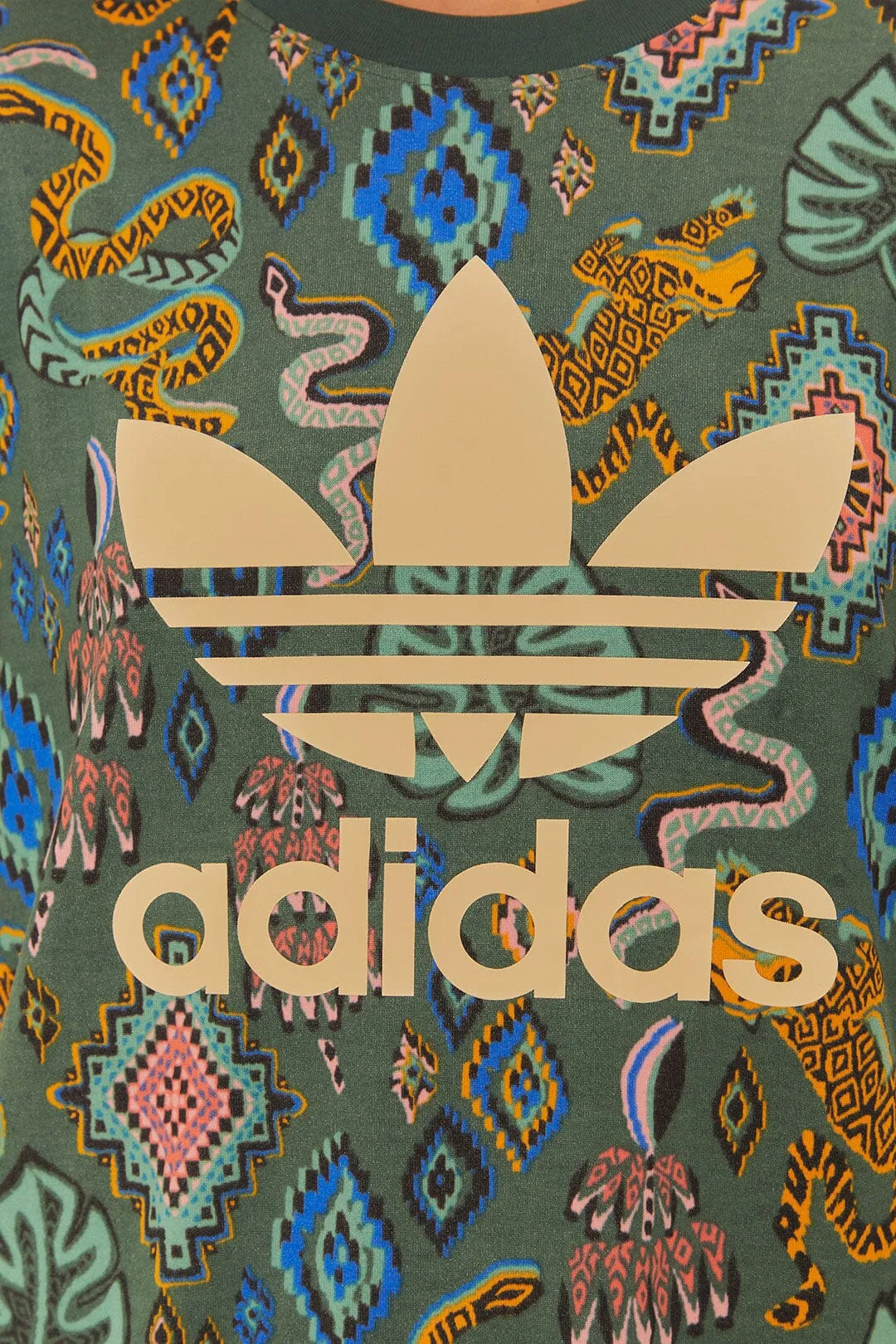 Green Adidas Farm Rio T-Shirt Training Fit Farm Glow
