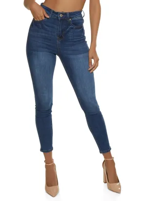 WAX Whiskered Skinny Ankle Jeans Bold Look Professional Wear Smart Style