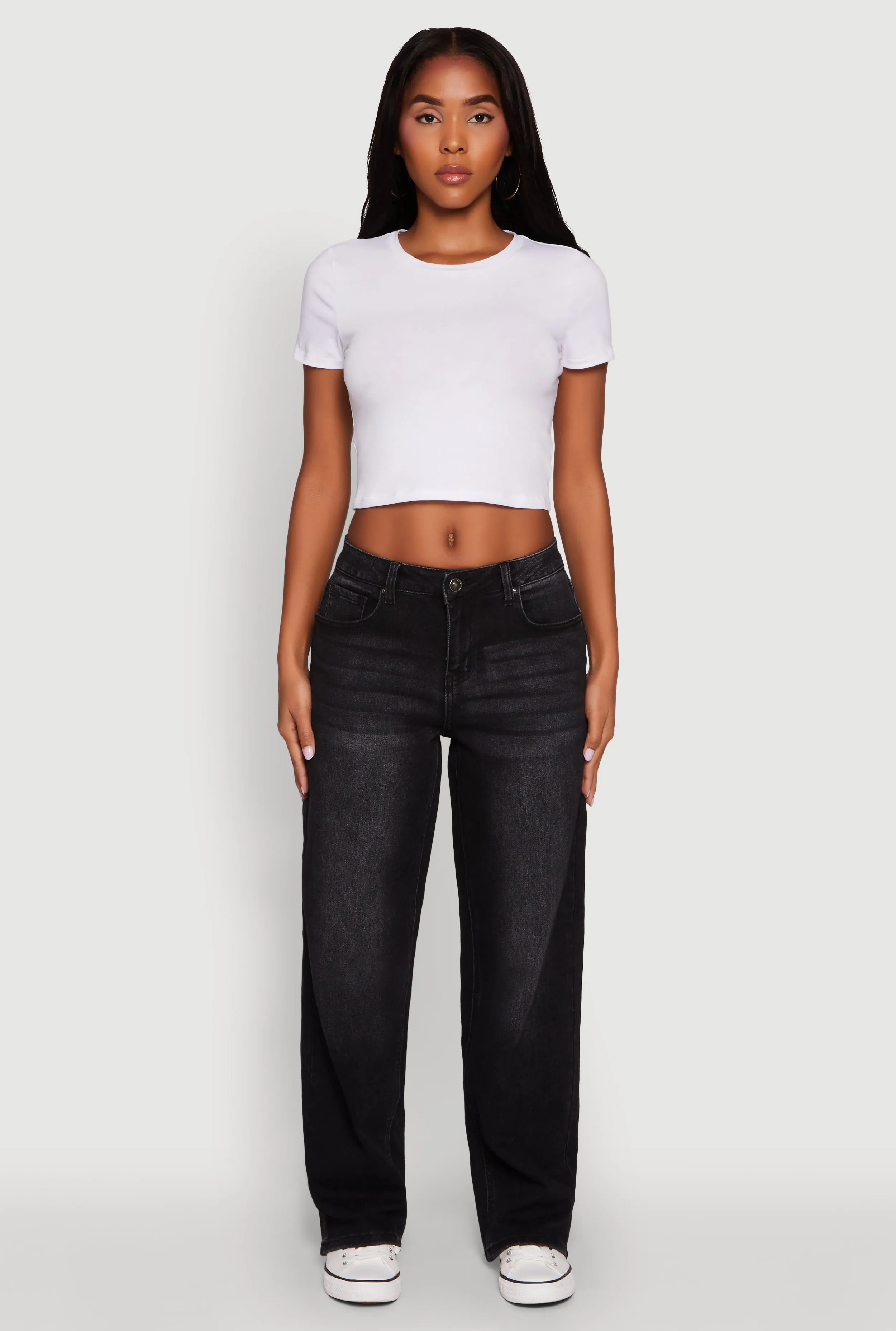 City Walk Smart Casual WAX Basic Straight Leg Jeans