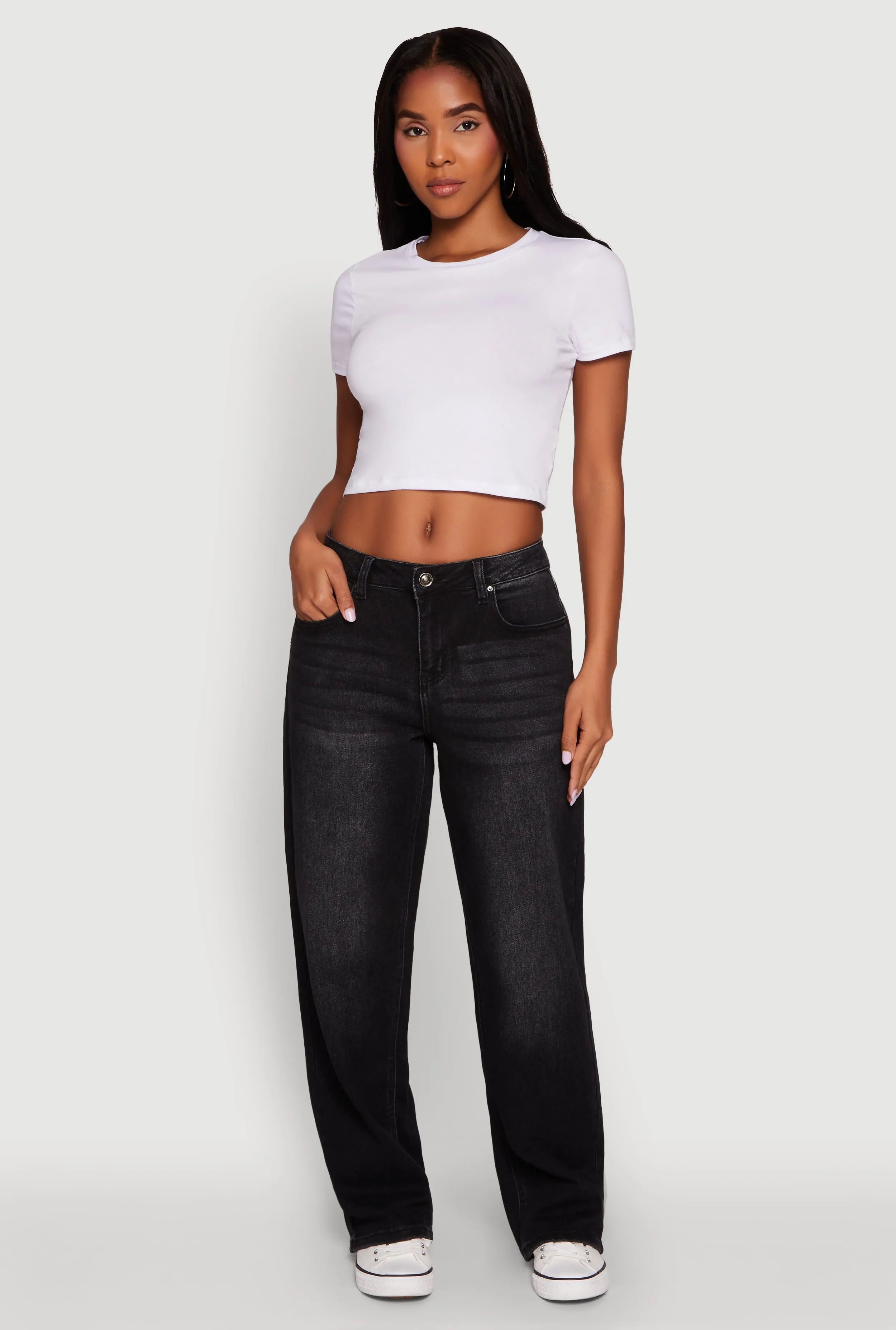 WAX Basic Straight Leg Jeans Casual Option Sustainable Road Trip