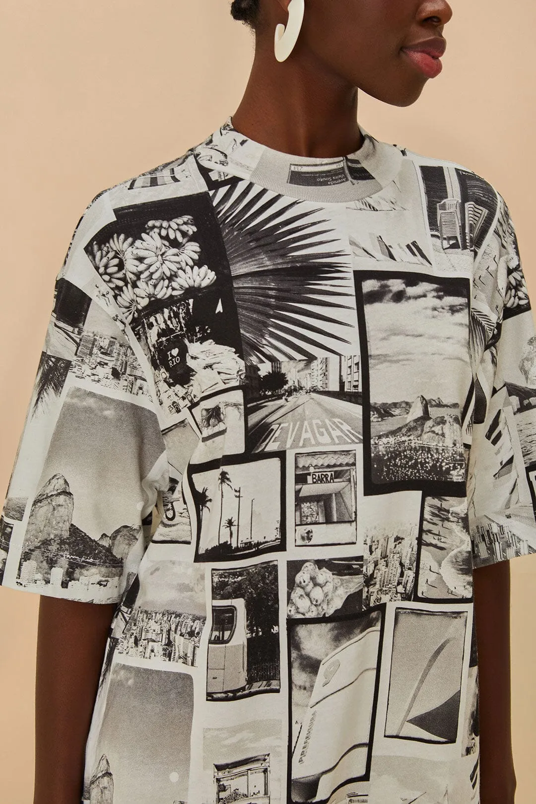 Multicolor Rio Noir T-Shirt FadeResistant Dye