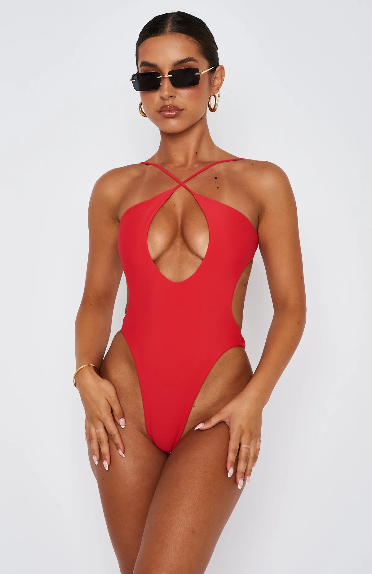 Retro cool Free Mind Colombia One Piece Red
