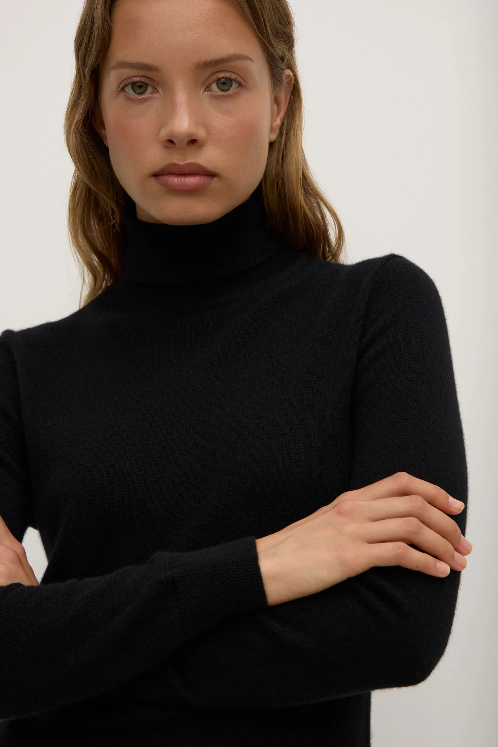 Lara Cashmere Long Sleeve Top Tech Edge