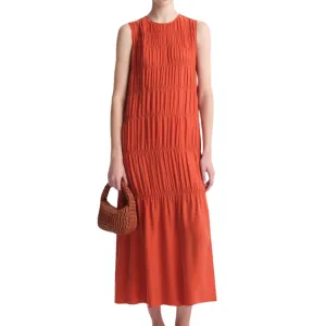 fresh start Sapporo Cupro Maxi Dress