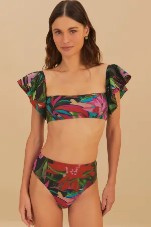 Jardin De Reve High Waist Bikini Bottom Stage Soul