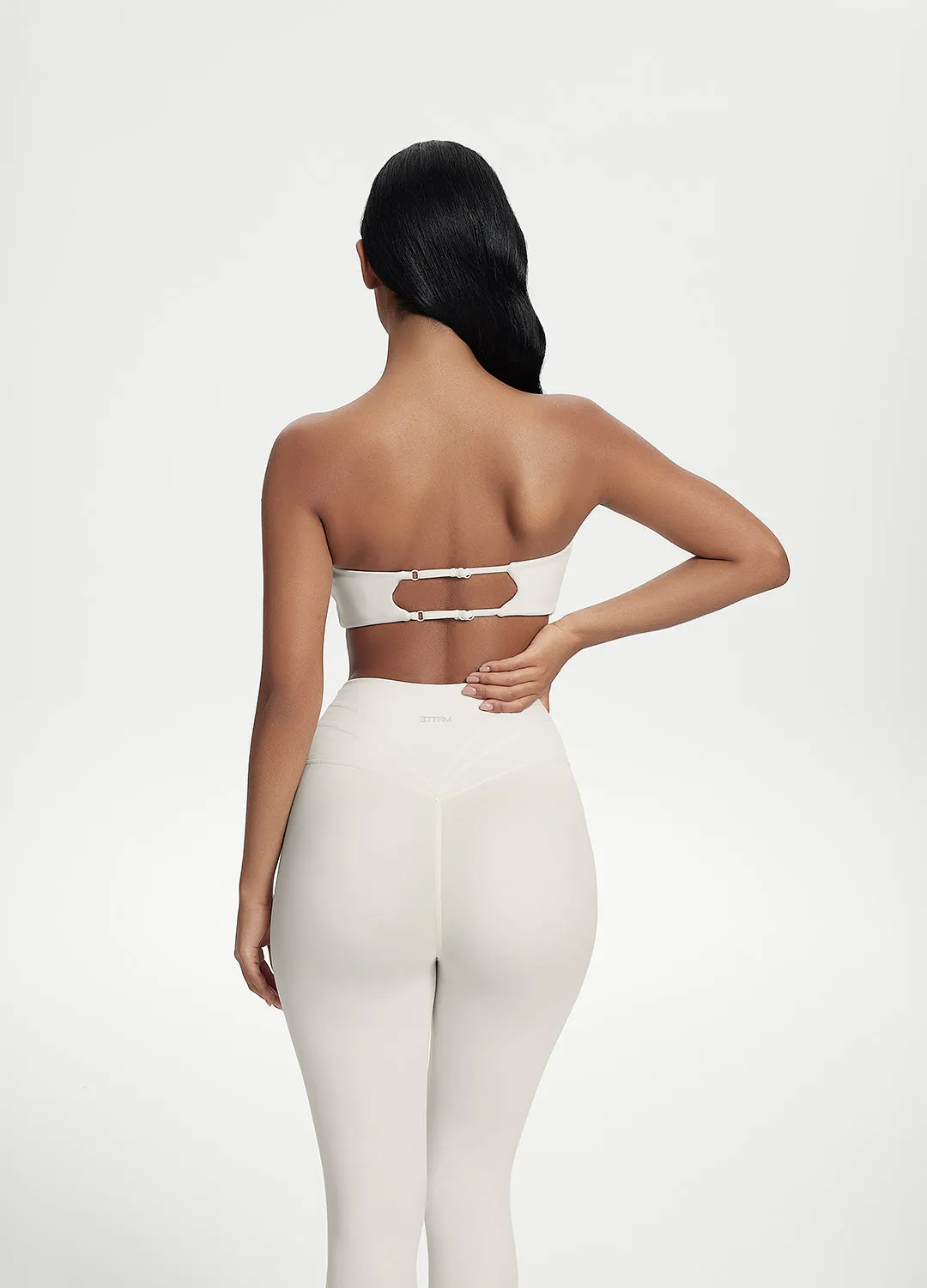 DoubleStitched Back-Clasp Bandeau Top