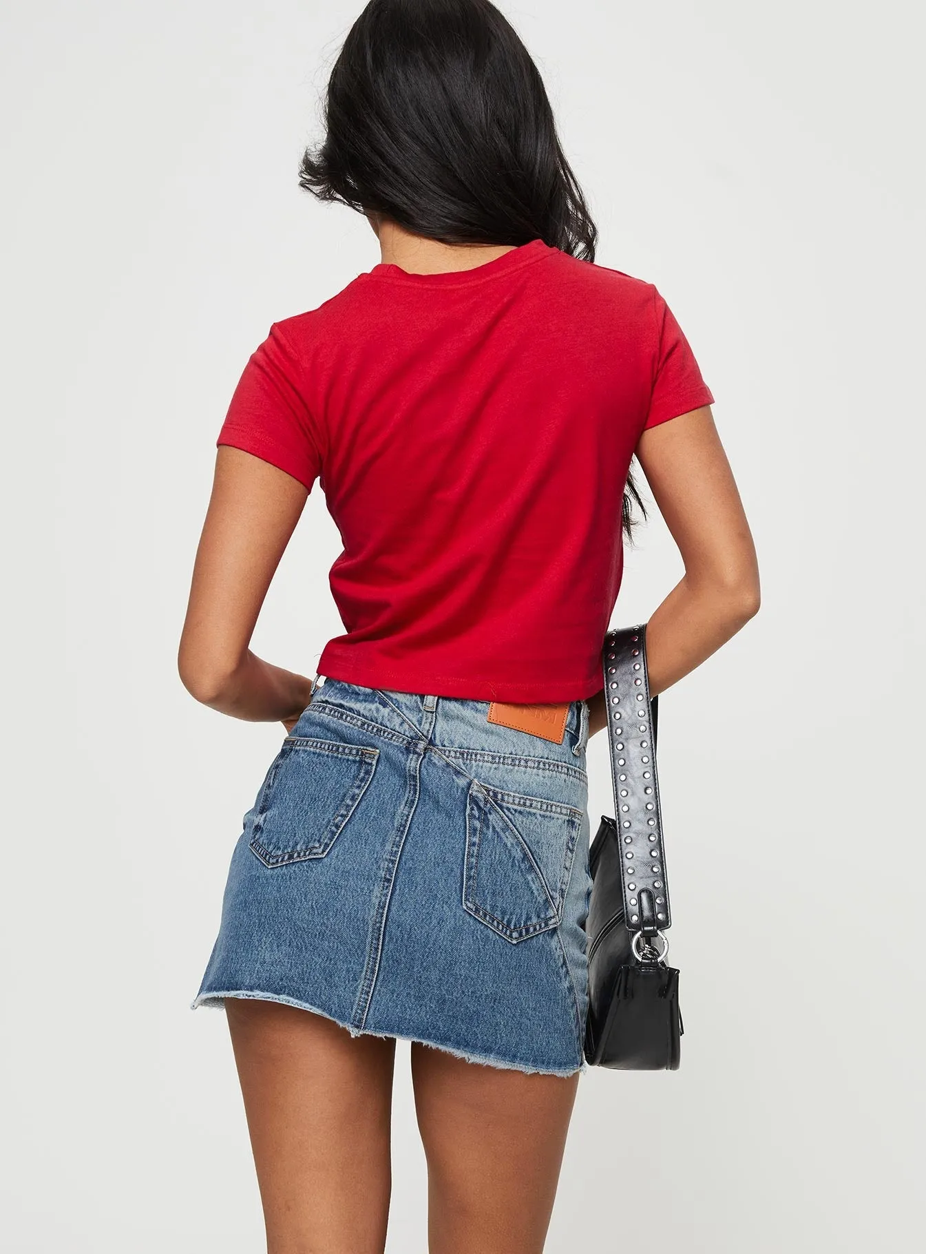 Lightwear Look Jellicoe Spliced Denim Skirt Multi Wash