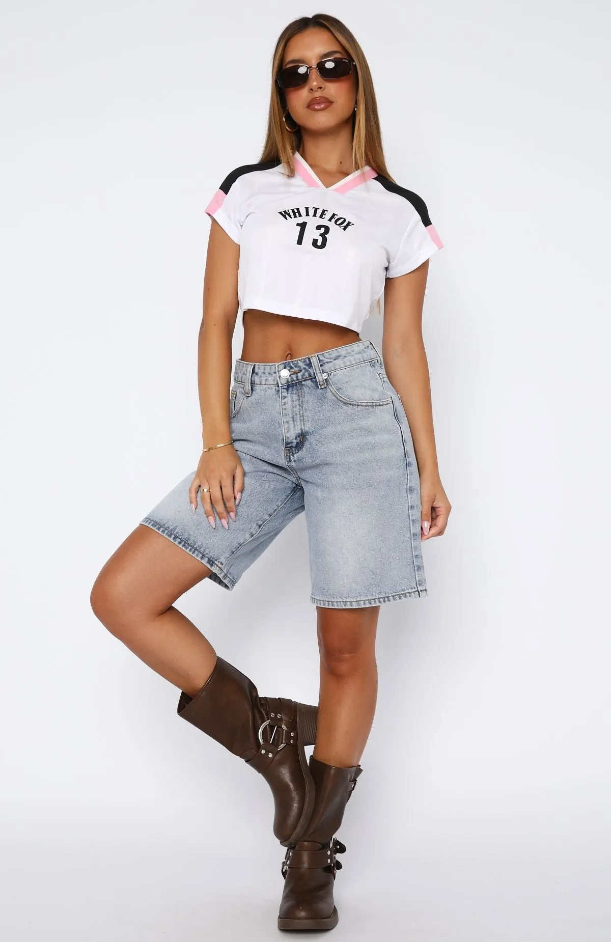 Bella Denim Shorts Light Blue Sports use