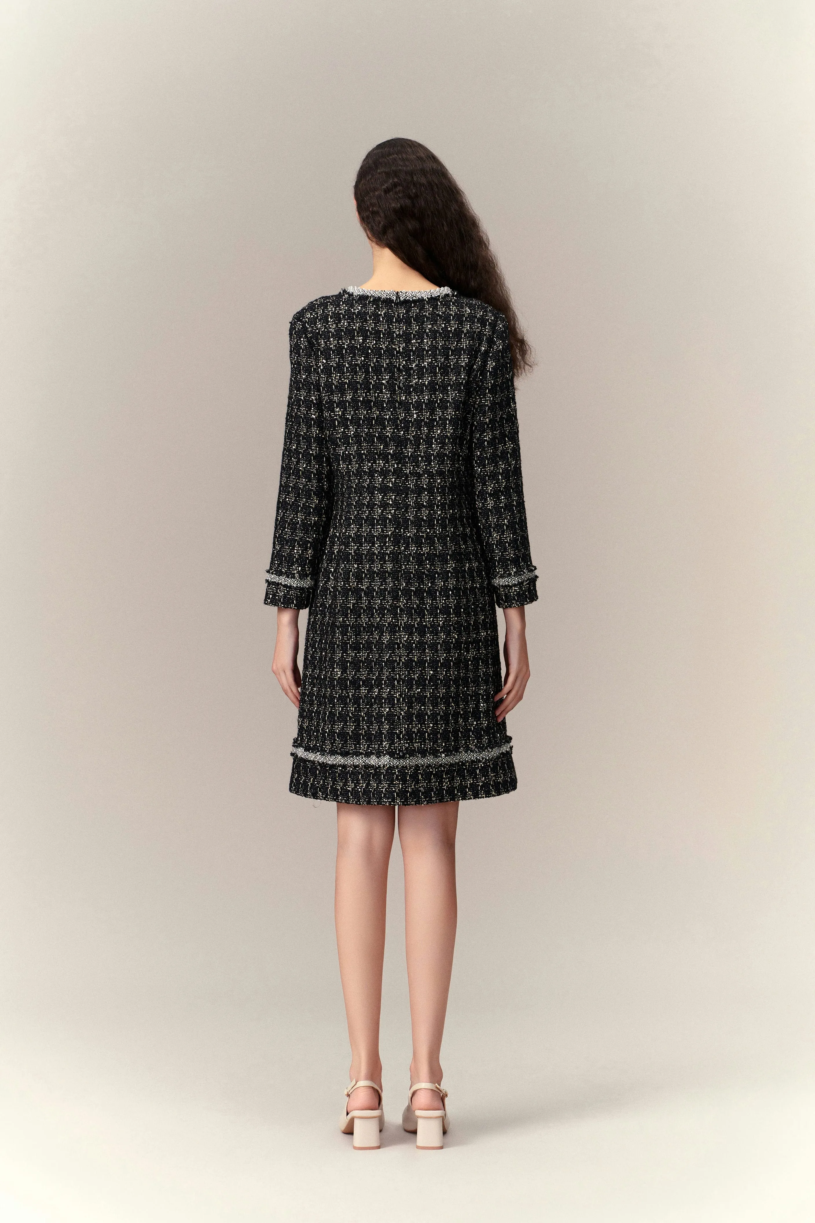 Prestige Tweed Dress Translucent Soul NoSlipGrip