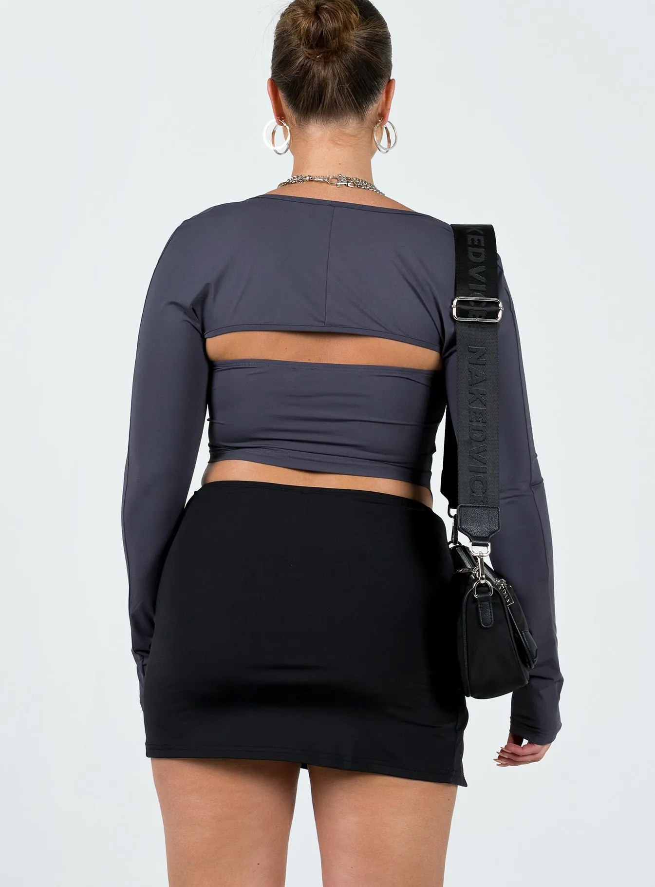 Lowell Mini Skirt Black Quick Fit Travel Friendly