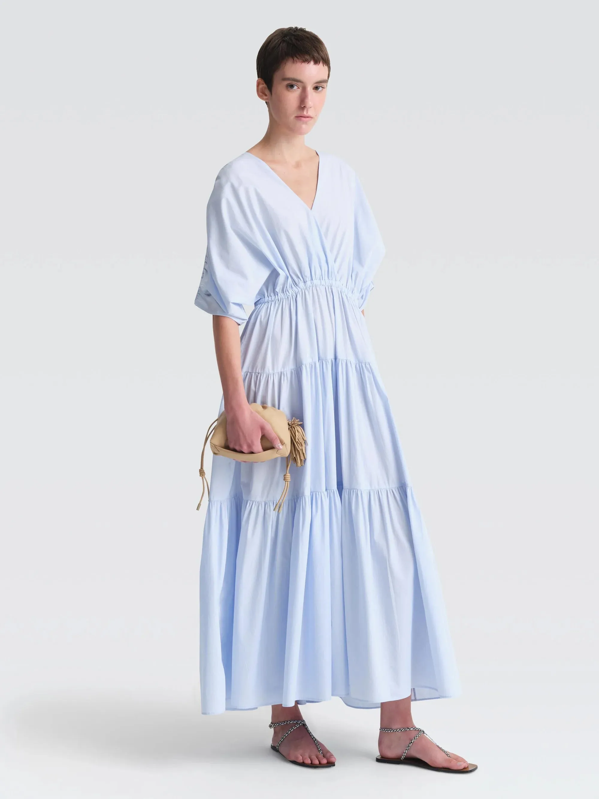 FrictionReducing Lining Epic Glow Mairah Organic Cotton Poplin Dress