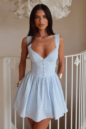Skyla Mini Dress - Blue Summer Heat Star Beat