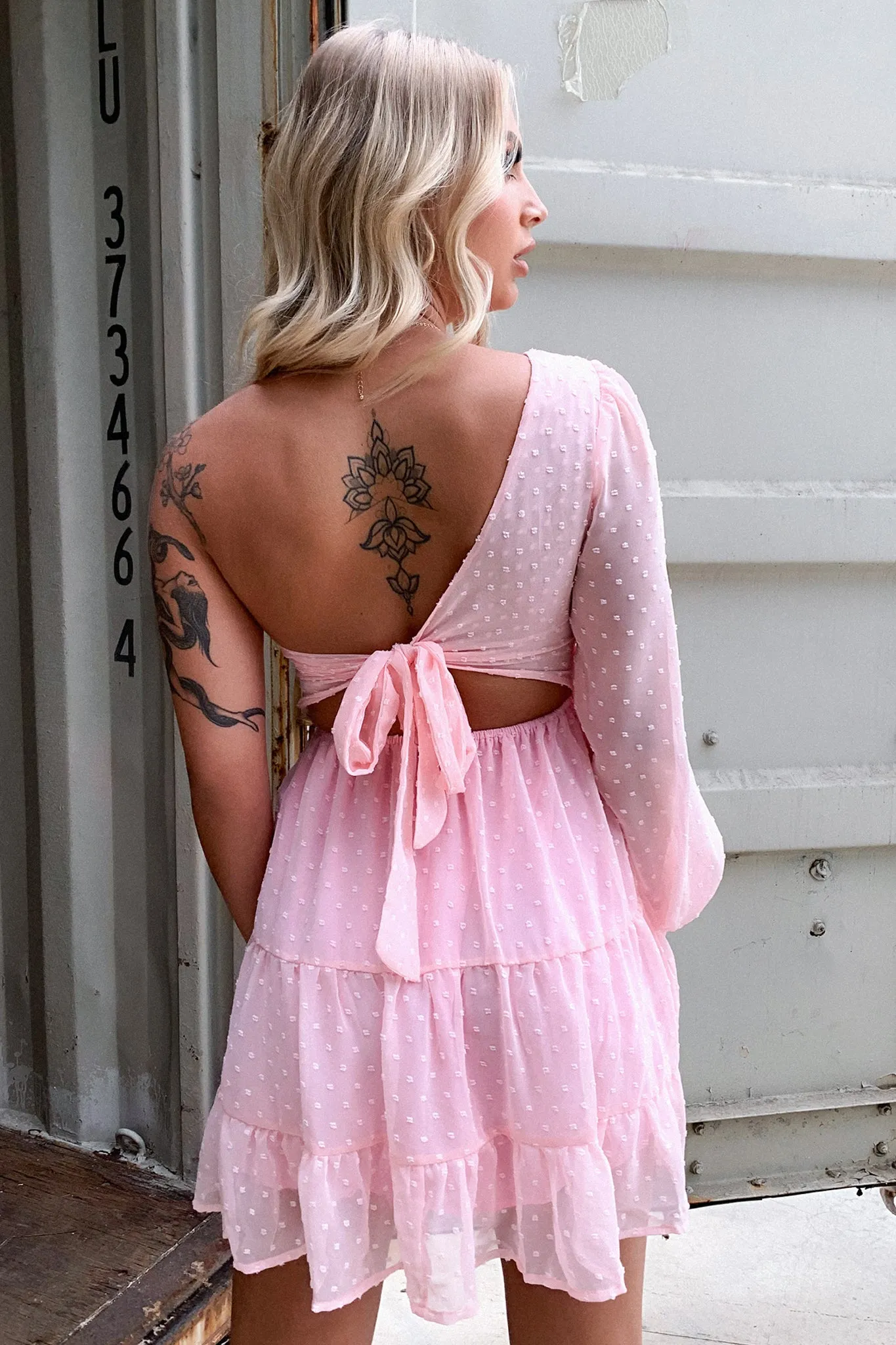 Georgia Dress - Pink Night Out Soft touch finish