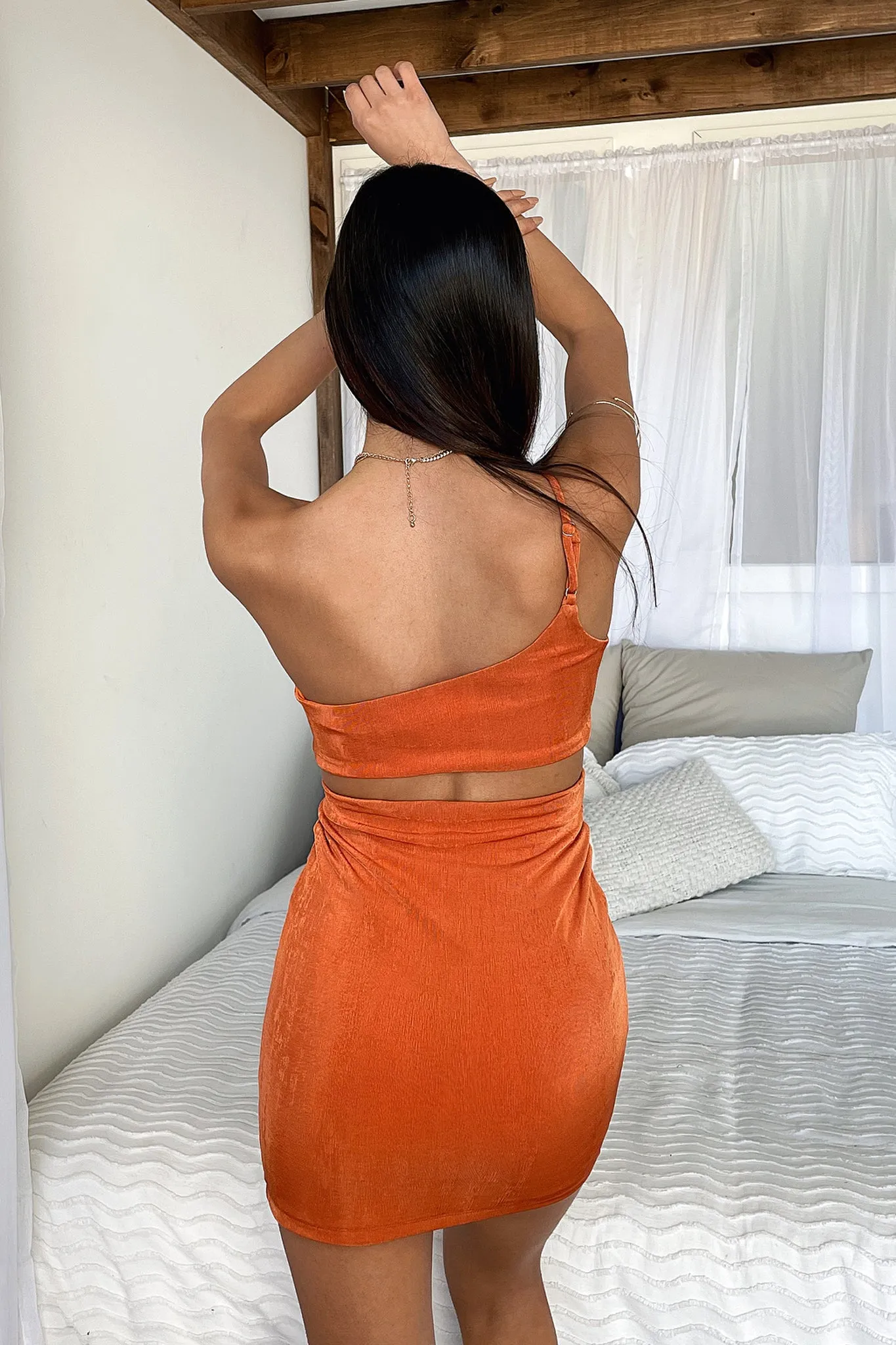 Mario Dress - Orange Bohemian Design