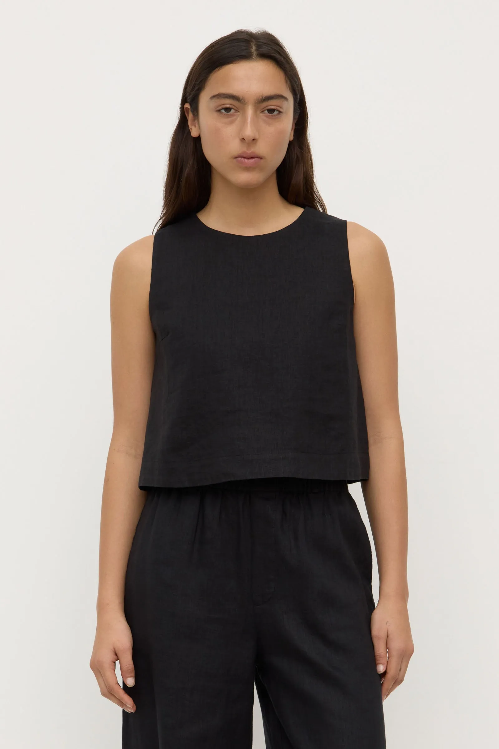 Estelle Linen Top Muse Edge NonIrritating Seams