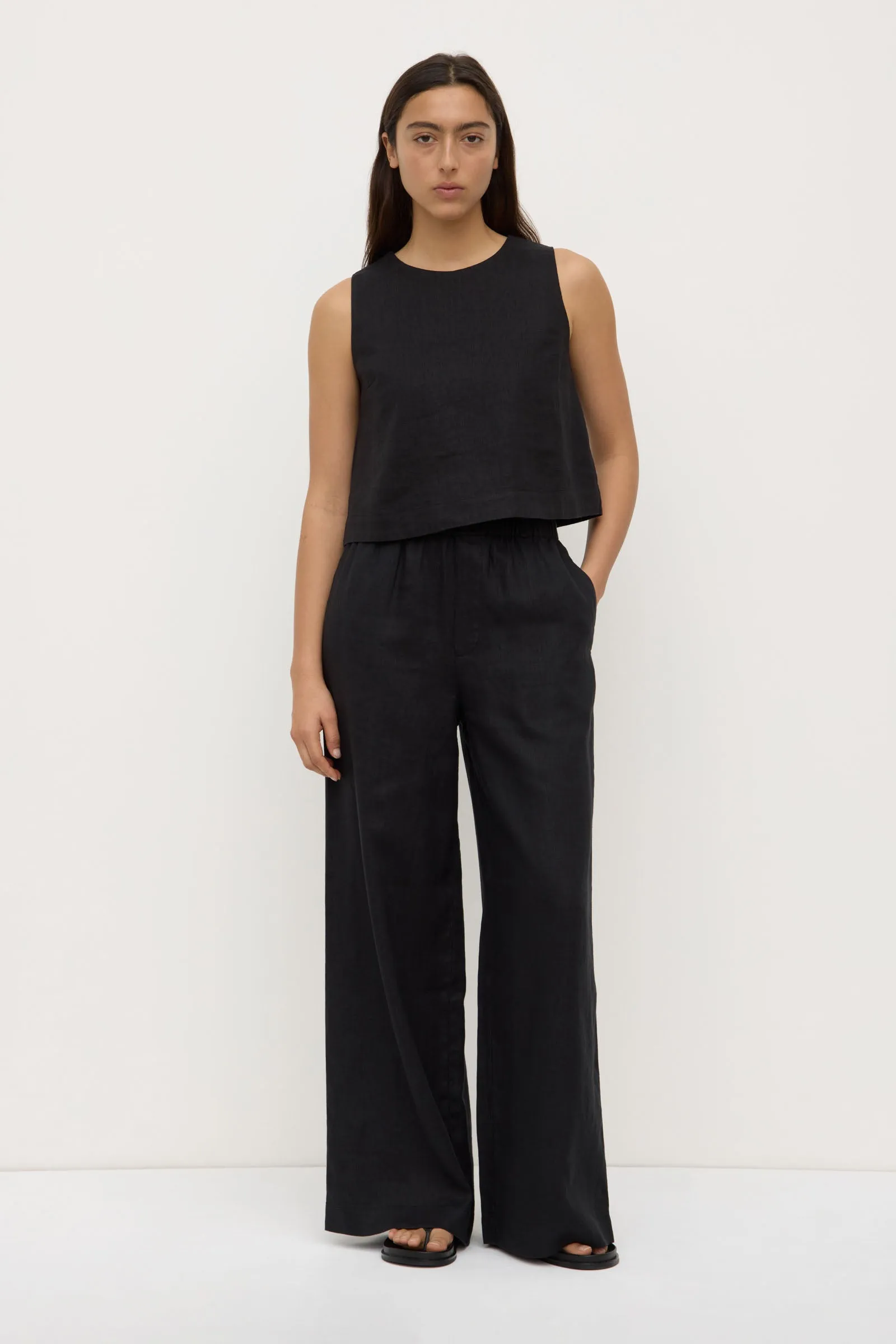 Estelle Linen Top Rush Mode Soul Ease