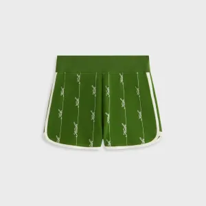 jewelry activewear option Kith Women Mica Pique Logo Knit Short - Turf