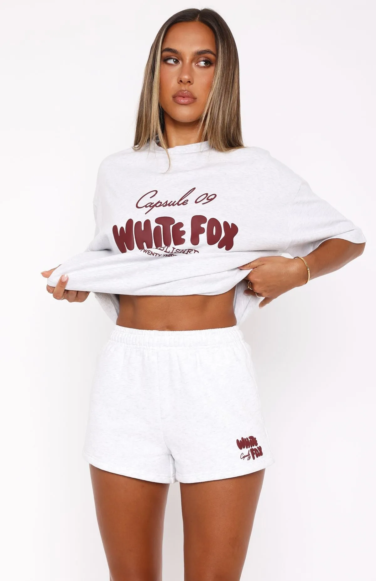 Subtle Charm Versatile Wear Capsule 9 Star Of The Moment Lounge Shorts Grey Marle