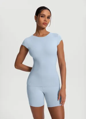 Sleek Layer UV Protective Coating Essential Fitted Tee