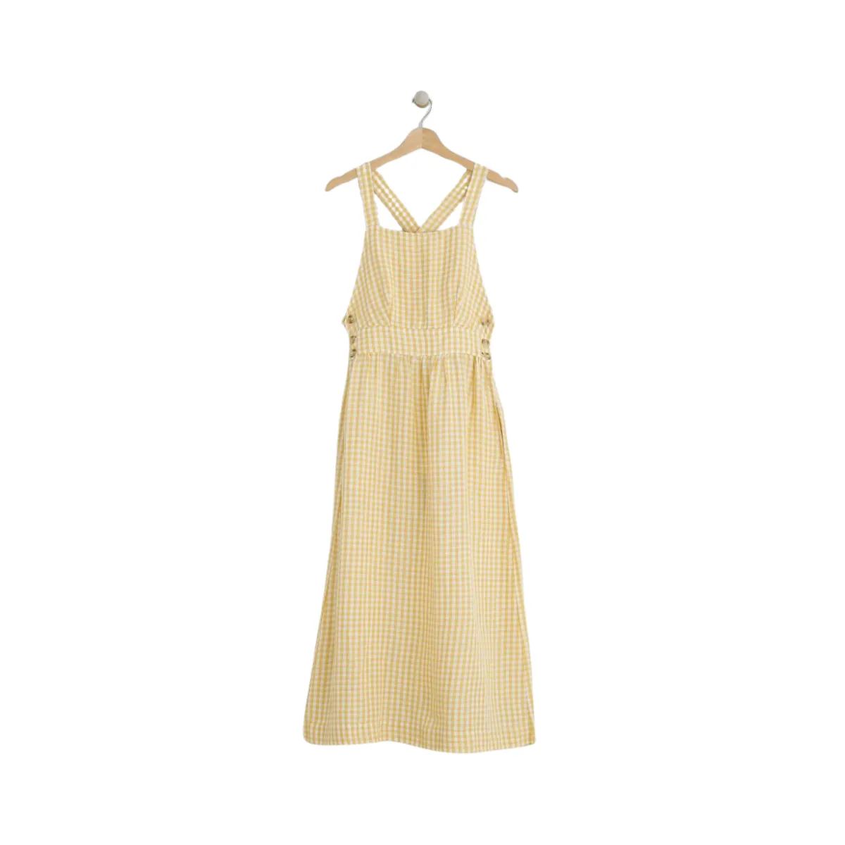 Reinforced Hem Saga Vibe Agata Strappy Midi Dress