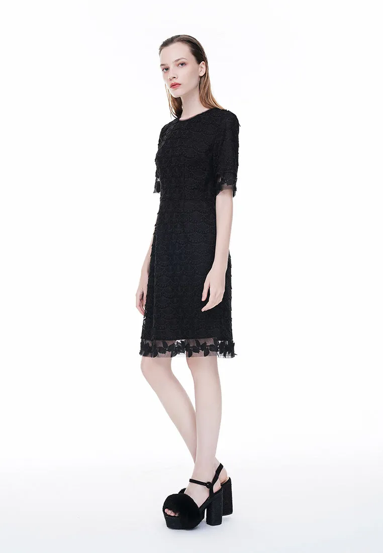 Black Lace Formal Dress Legend Glow Calm Ease