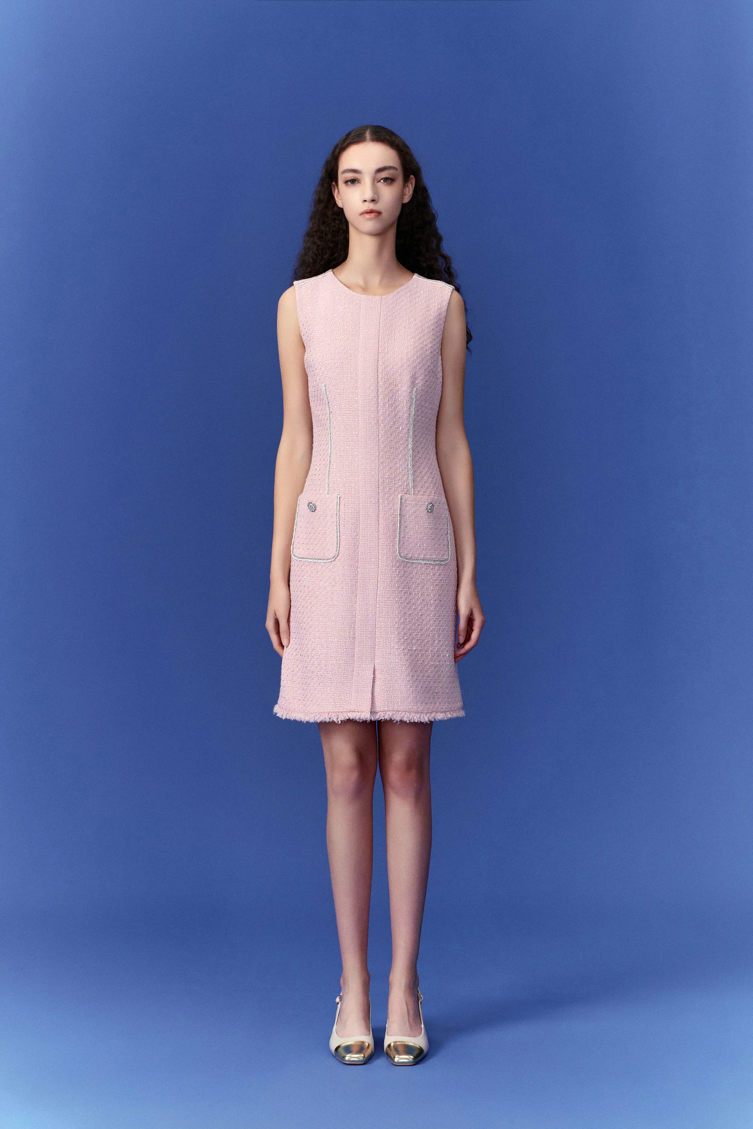 Love Energy Sport Glow Lady Patch-pocket Sleeveless Dress