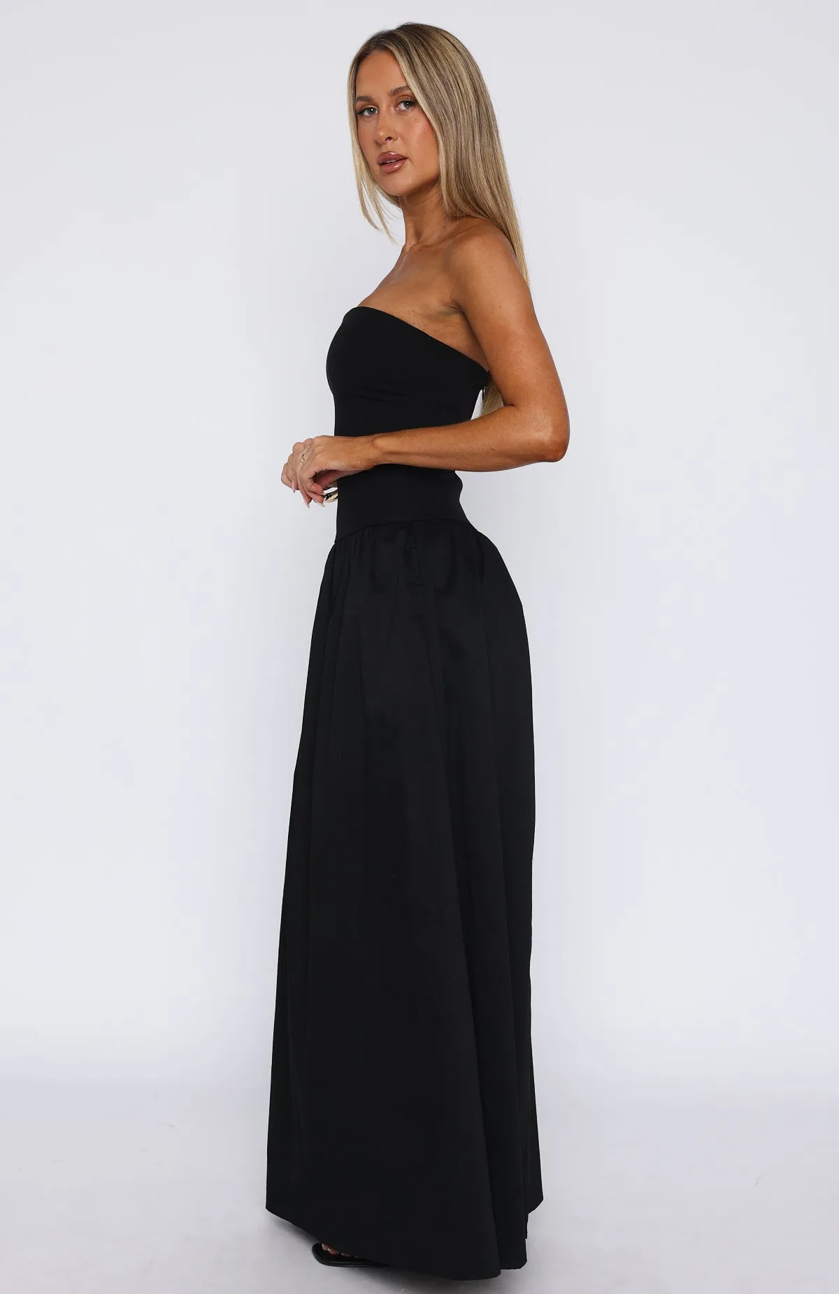 ZeroChafeSeams Take Back Maxi Dress Black