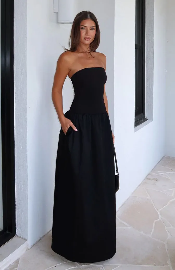 Take Back Maxi Dress Black OdorResistantClothing