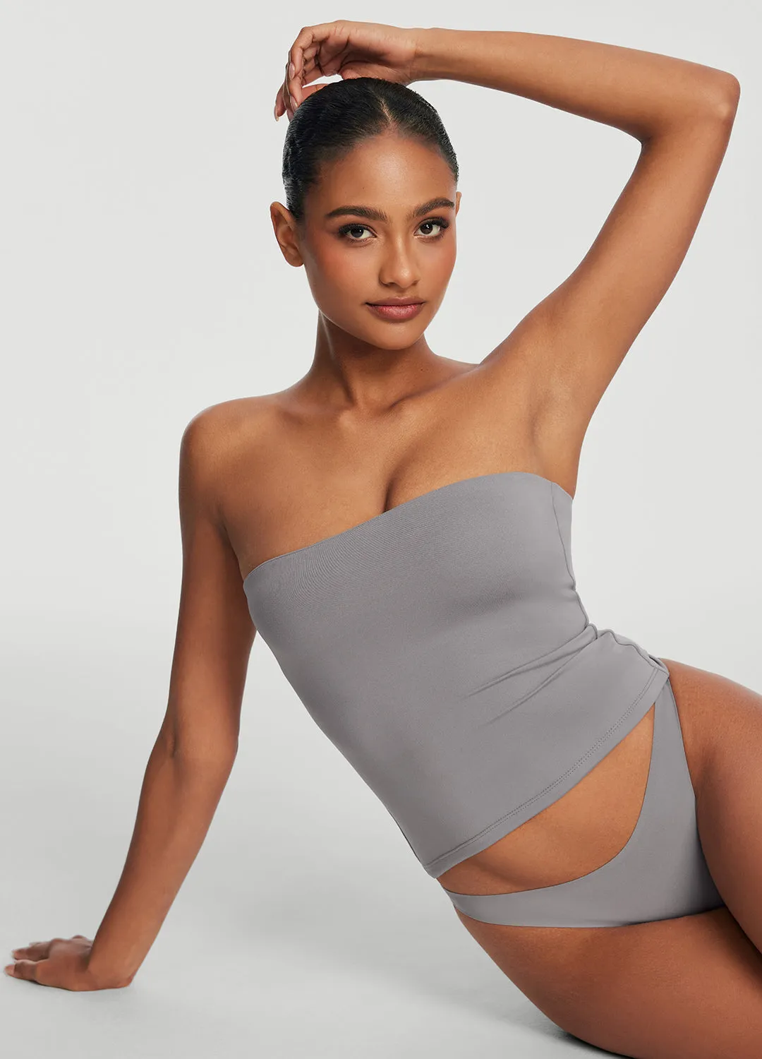 Seamless Full-Length Tube Top Ethical production Tencel Blend Fabric