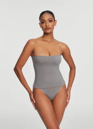 Seamless Full-Length Tube Top Cozy Cardigan TemperatureRegulating