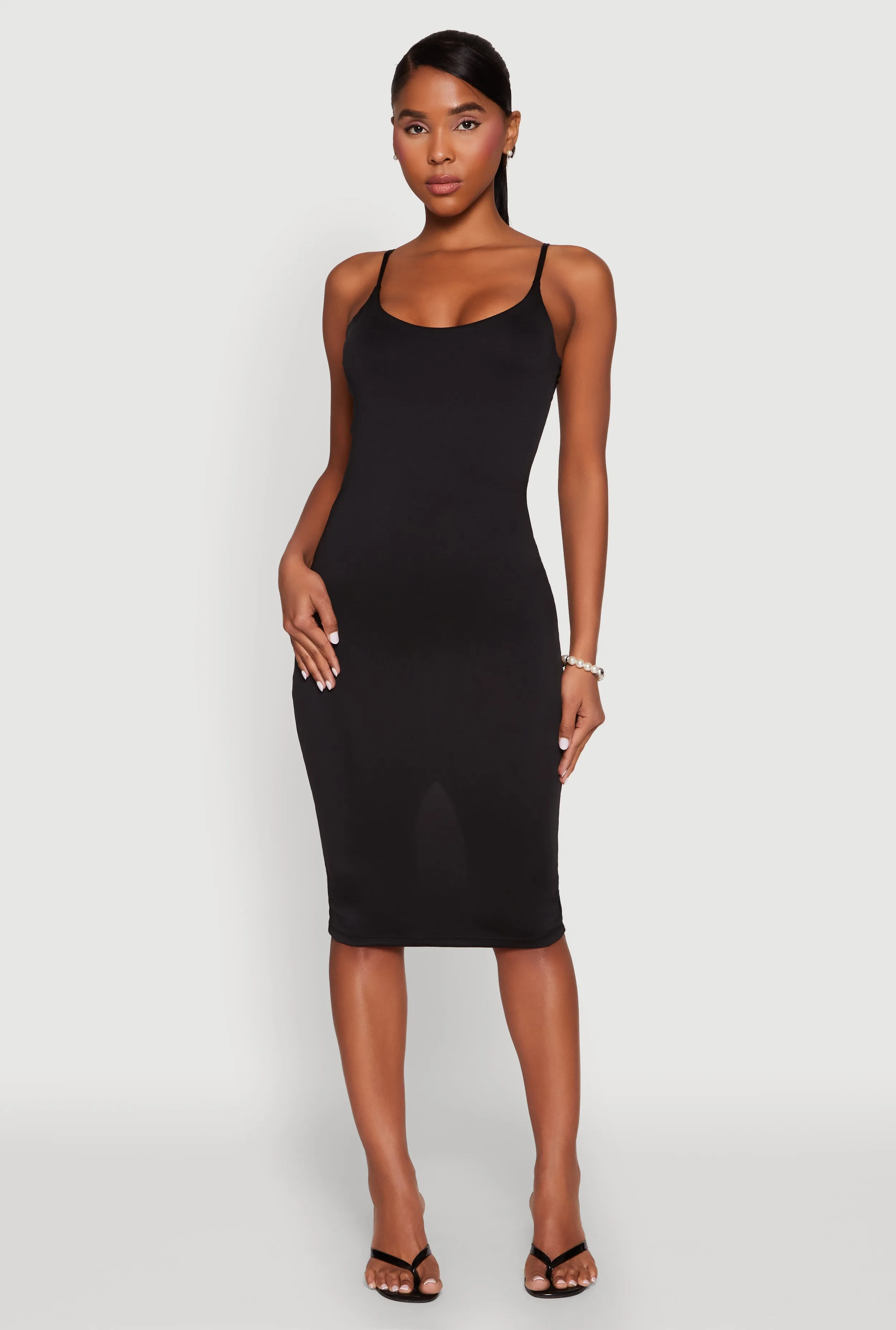 Rain Path Scoop Neck Cami Dress