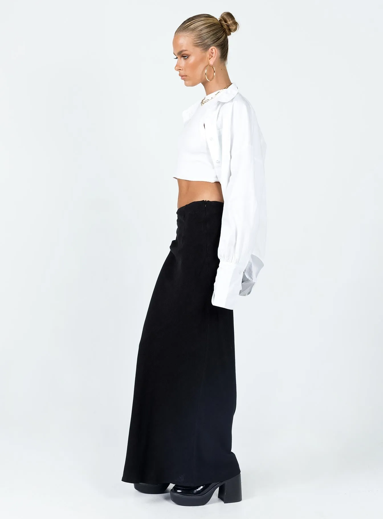 Weekend Ready Jodie Maxi Skirt Black