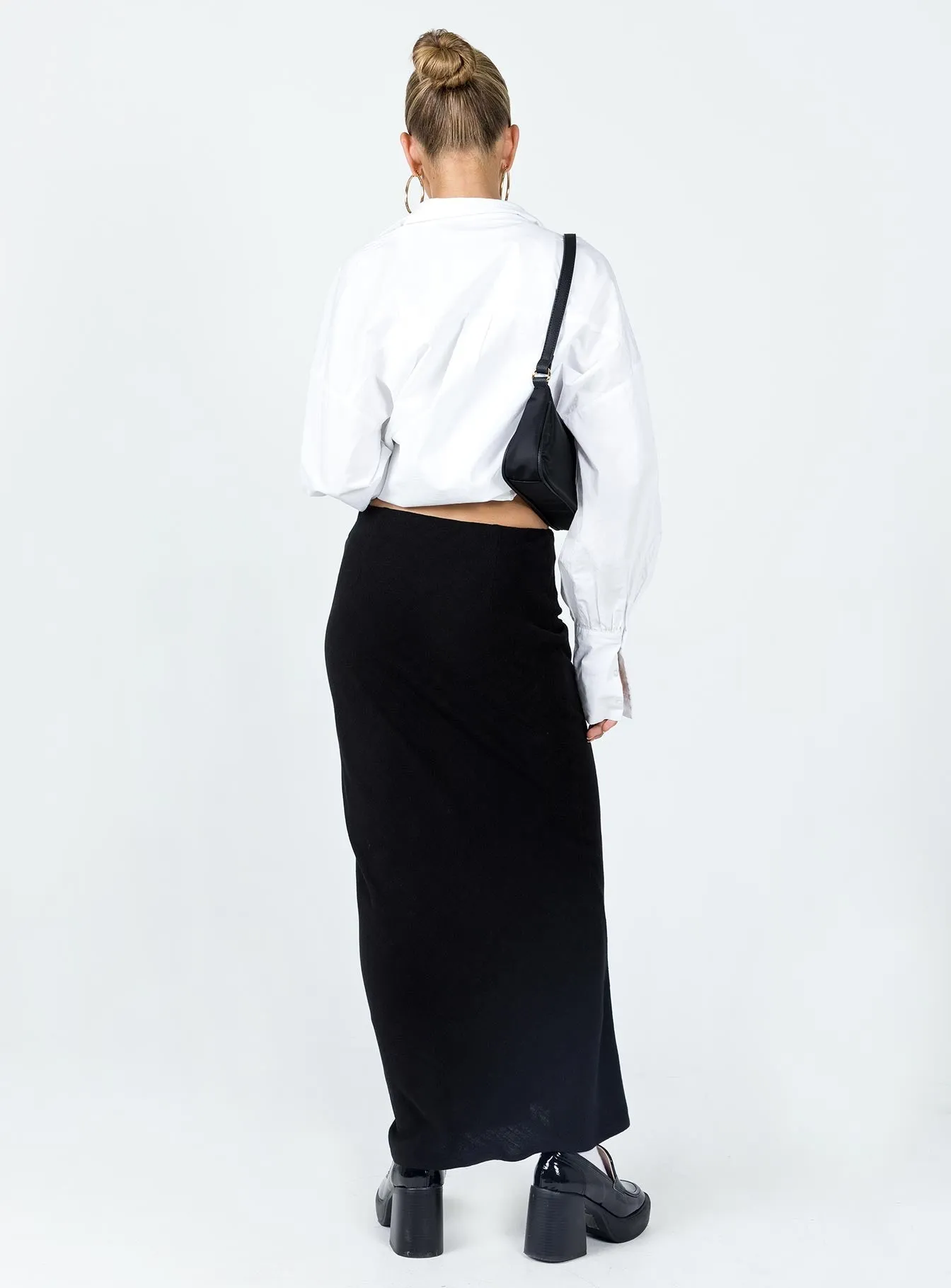 Jodie Maxi Skirt Black Petite Fit
