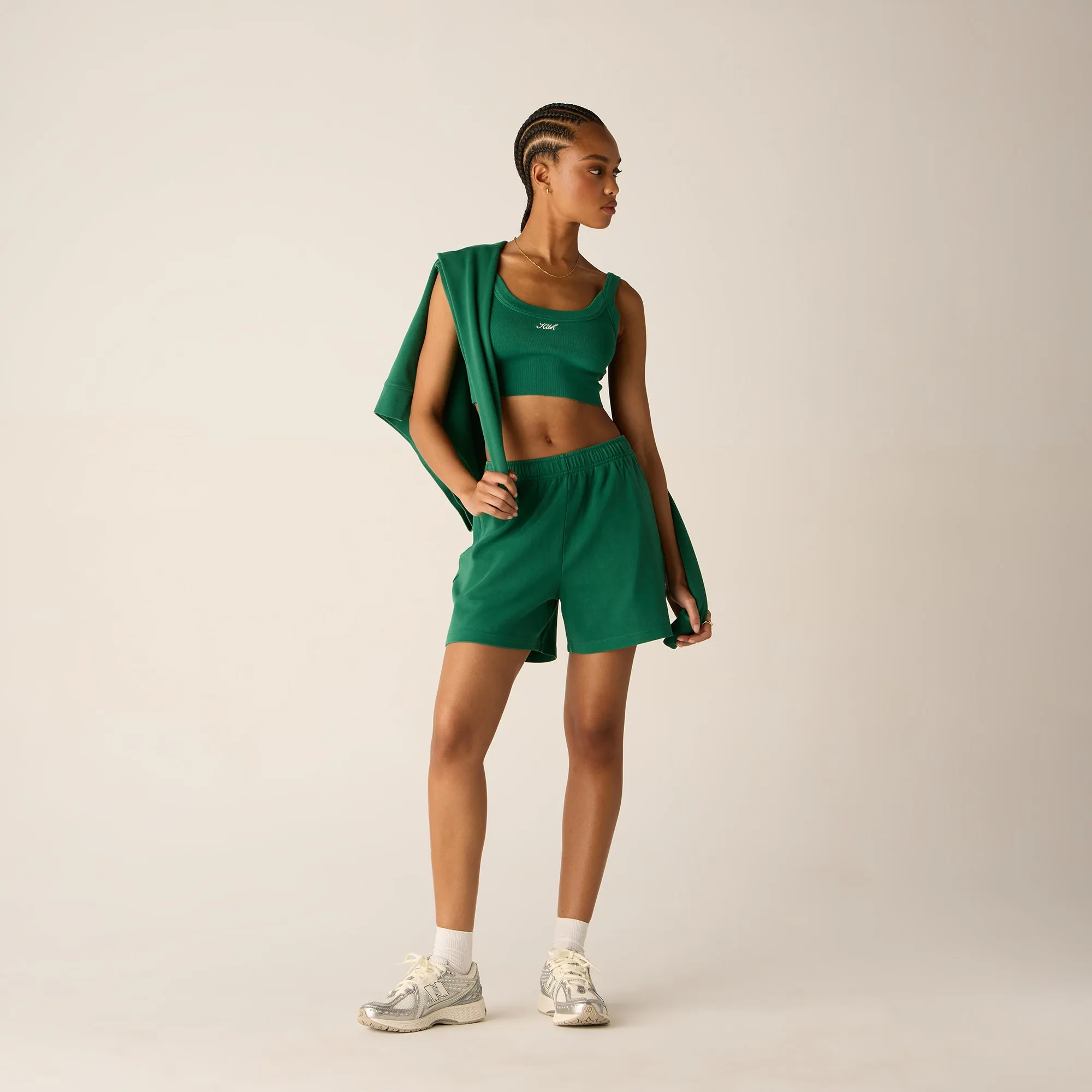 Versatile Design Kith Women Rayne II Sweatshorts - Newt