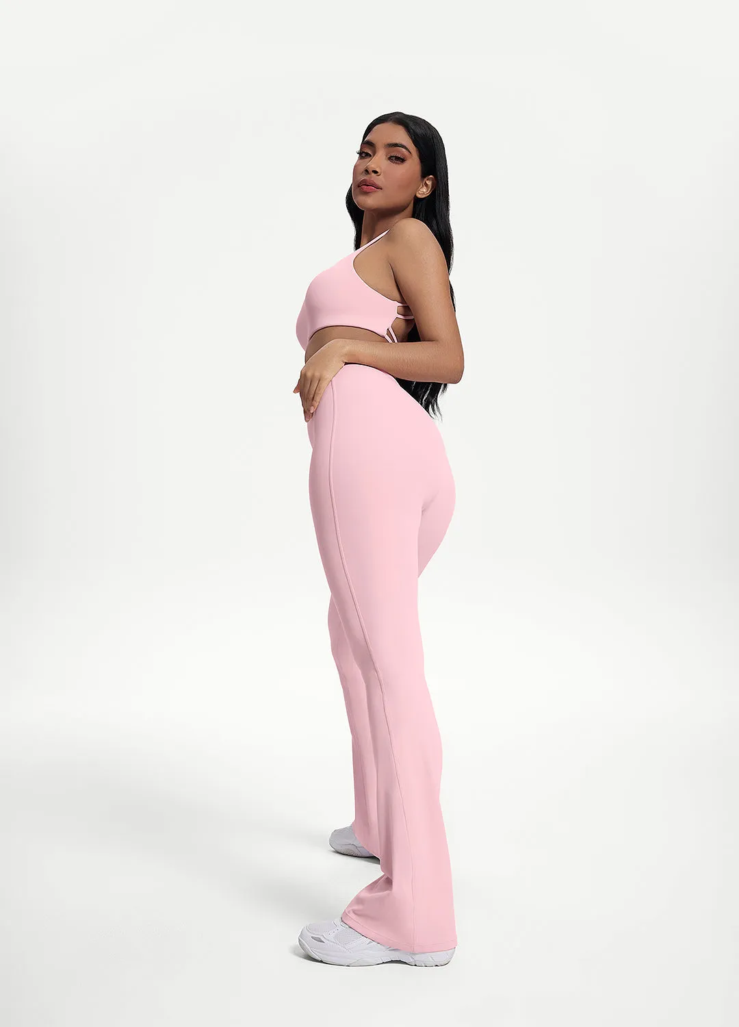 Scrunch Back Flared Leggings Everyday Essential