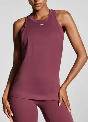 Light Ready multi crewed Burgundy Tank Top