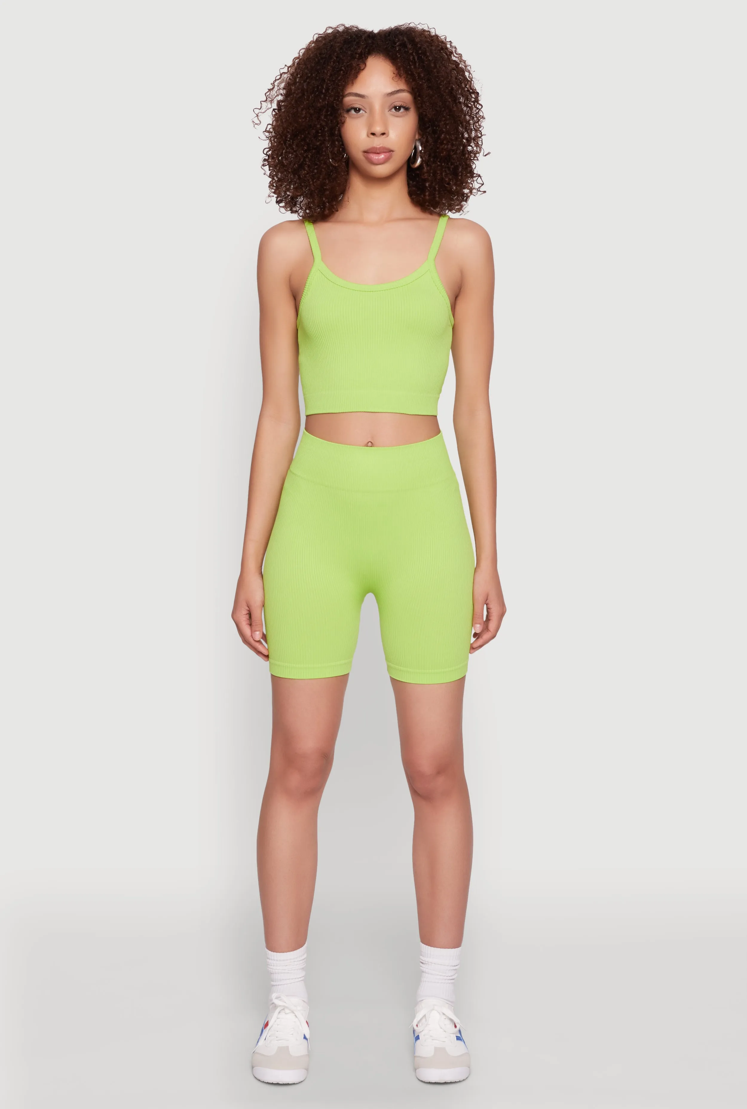 Seamless Cropped Cami Active Wear Eco Friendly Dye