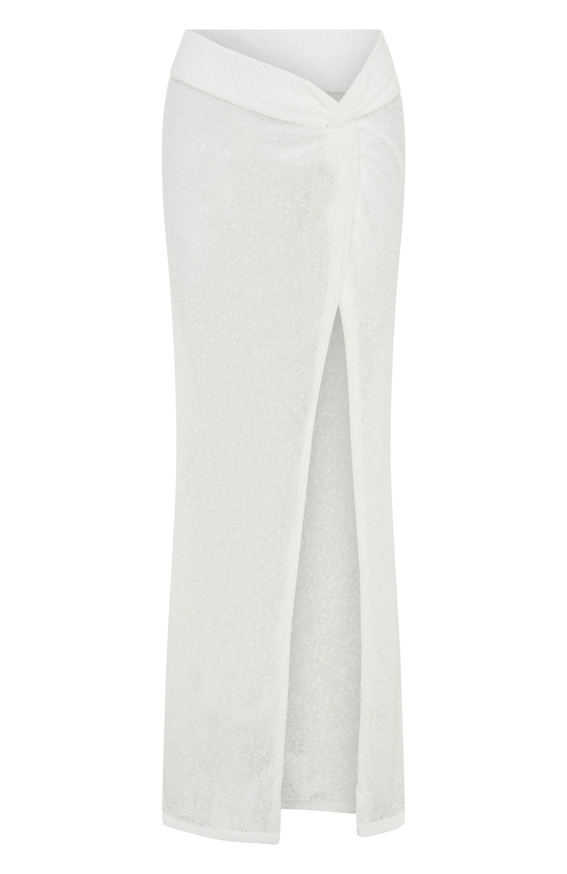 Moonlit Dream Maxi Skirt White Neat Edge