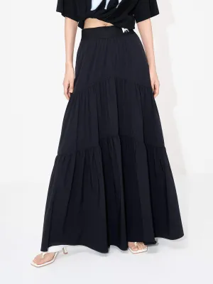 Relaxed Style Modest Wear Flowy Maxi Skirt