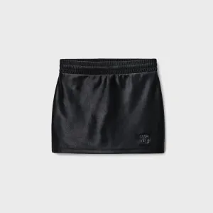 T by Alexander Wang Mini Skort - Alloy Unique Feature