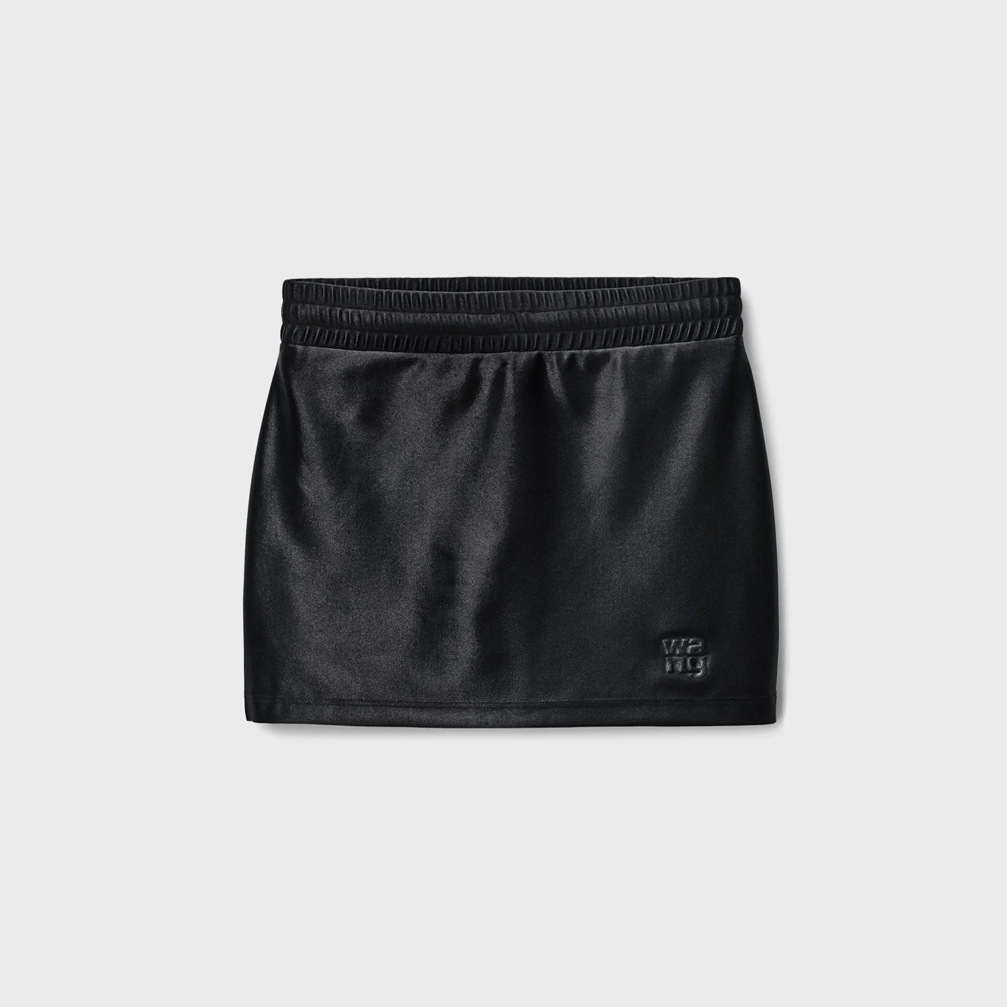T by Alexander Wang Mini Skort - Alloy Unique Feature