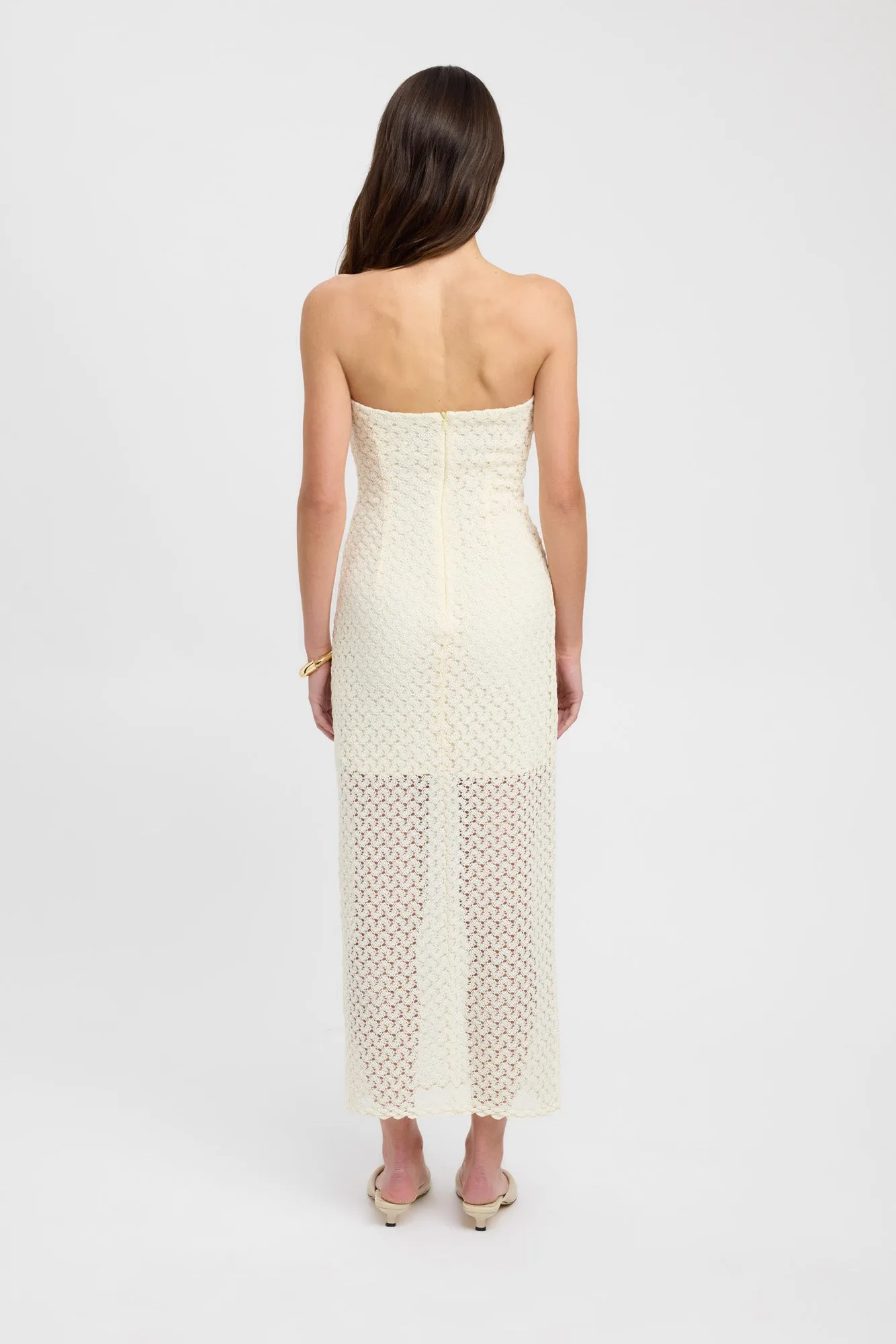 Savanah Strapless Dress Ocean Glow