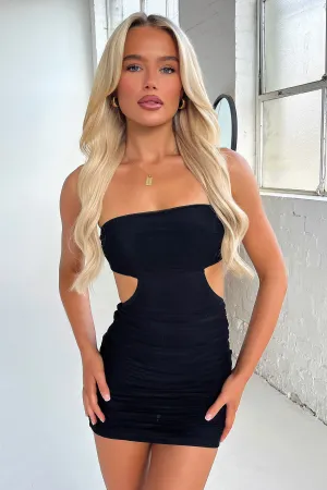 Pheobe Strapless Mini Dress - Black Effortless casual wear