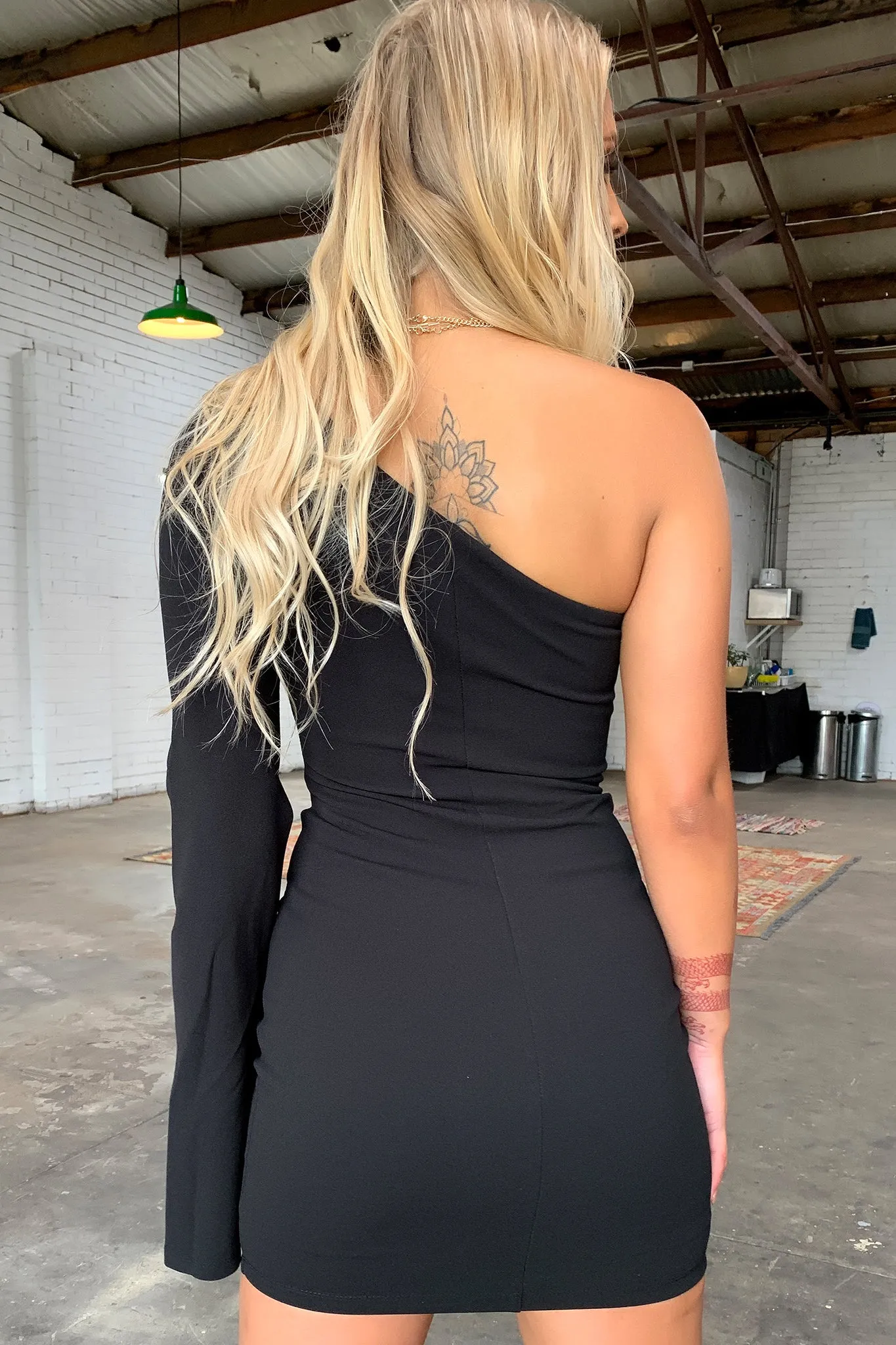 Cologne Dress - Black Y2K Feel