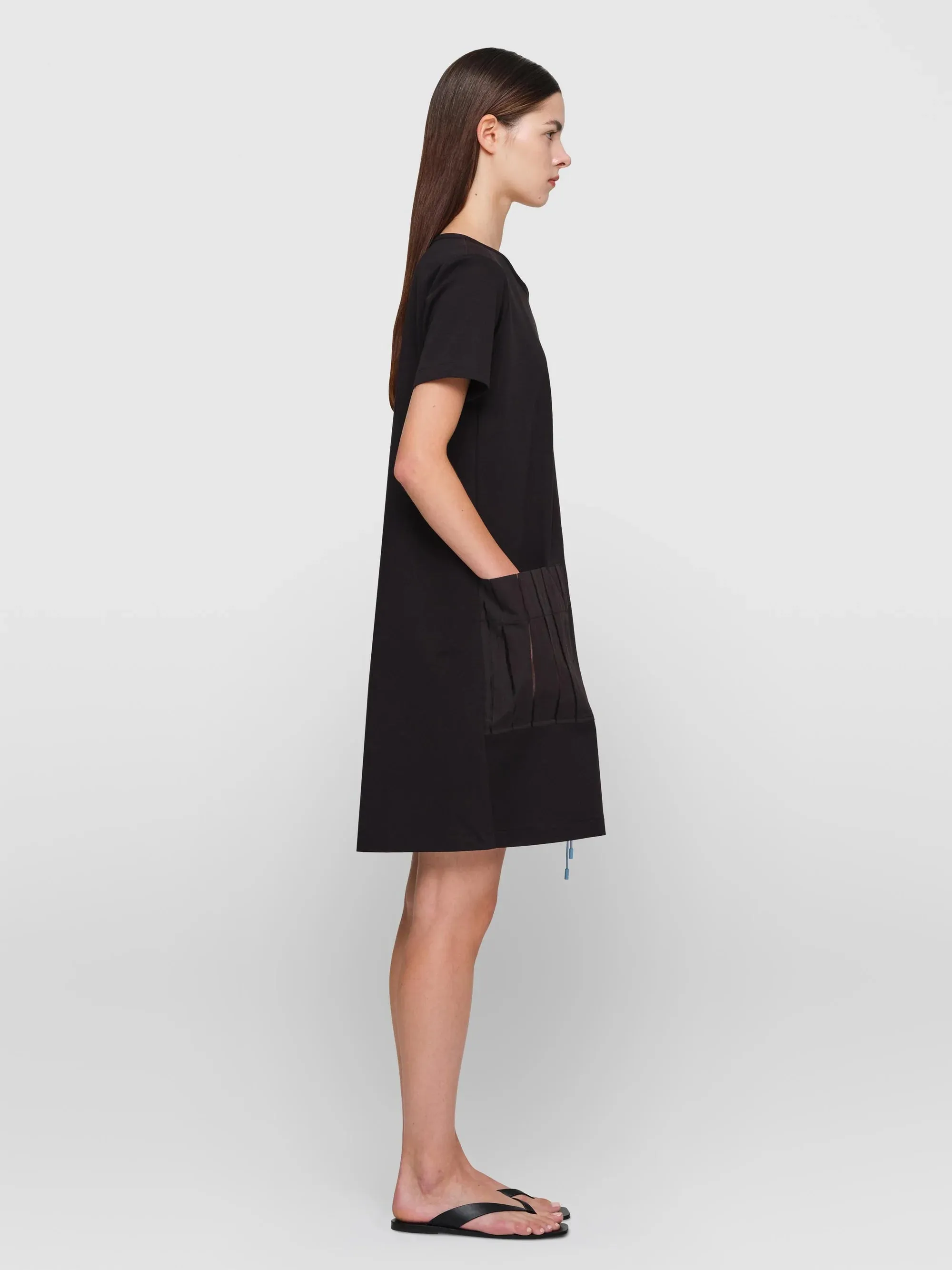 FlexibleCollar Hockney Technical Jersey Dress